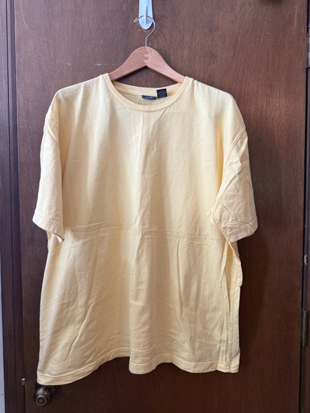 Cherokee Pale Yellow Short-Sleeve Crewneck Tee